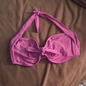 Lilac Halter Bikini Top